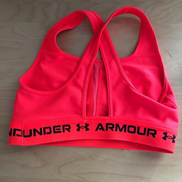 UNDER ARMOUR UA Crossback Mid Compression Sports Bra - 1361034 NEW - Picture 5 of 5
